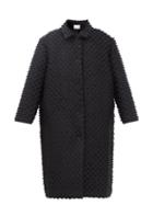 Cecilie Bahnsen - Hayden Fil Coup Wool-blend Coat - Womens - Black