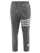 Thom Browne - Four-bar Wool Trousers - Mens - Grey