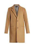 A.p.c. Carver Single-breasted Wool-blend Coat