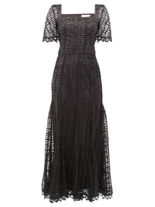 Matchesfashion.com Goat - Jolene Ladder-lace Gown - Womens - Black