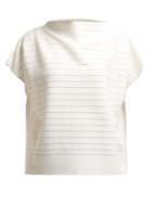 Matchesfashion.com Issey Miyake - Woody Panelled Stretch Jersey Top - Womens - White
