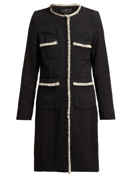 Matchesfashion.com Weekend Max Mara - Ottico Coat - Womens - Black Multi