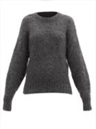 Matchesfashion.com Isabel Marant - Estelle Oversized Mohair-blend Sweater - Womens - Dark Grey