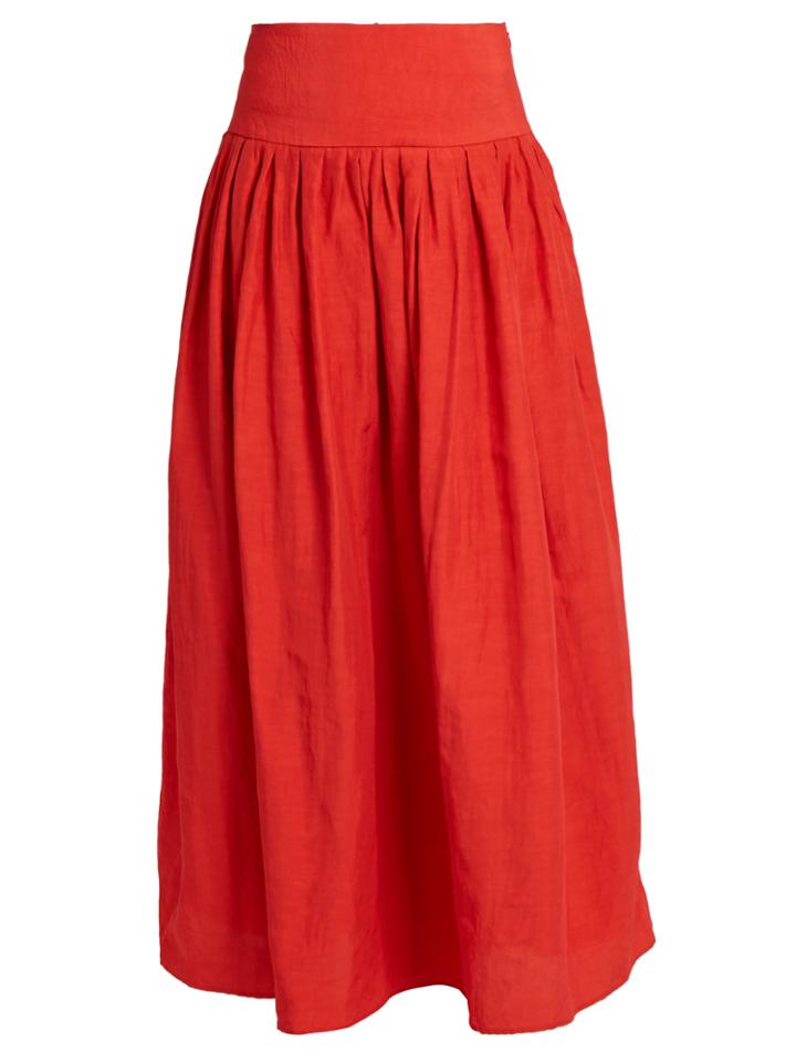 Vanessa Bruno Giorgia Crepe Maxi Skirt