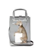 Matchesfashion.com Acne Studios - X William Wegman Baker Small Dog Print Tote Bag - Womens - Grey Multi