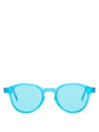 Matchesfashion.com Retrosuperfuture - The Iconic Series Round Frame Sunglasses - Womens - Blue