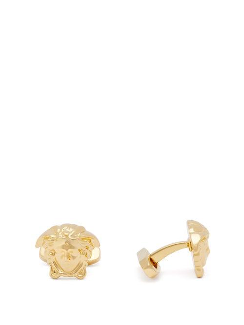 Matchesfashion.com Versace - Medusa Cufflinks - Mens - Gold