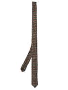 Prada Man On A Rope-print Silk-twill Tie