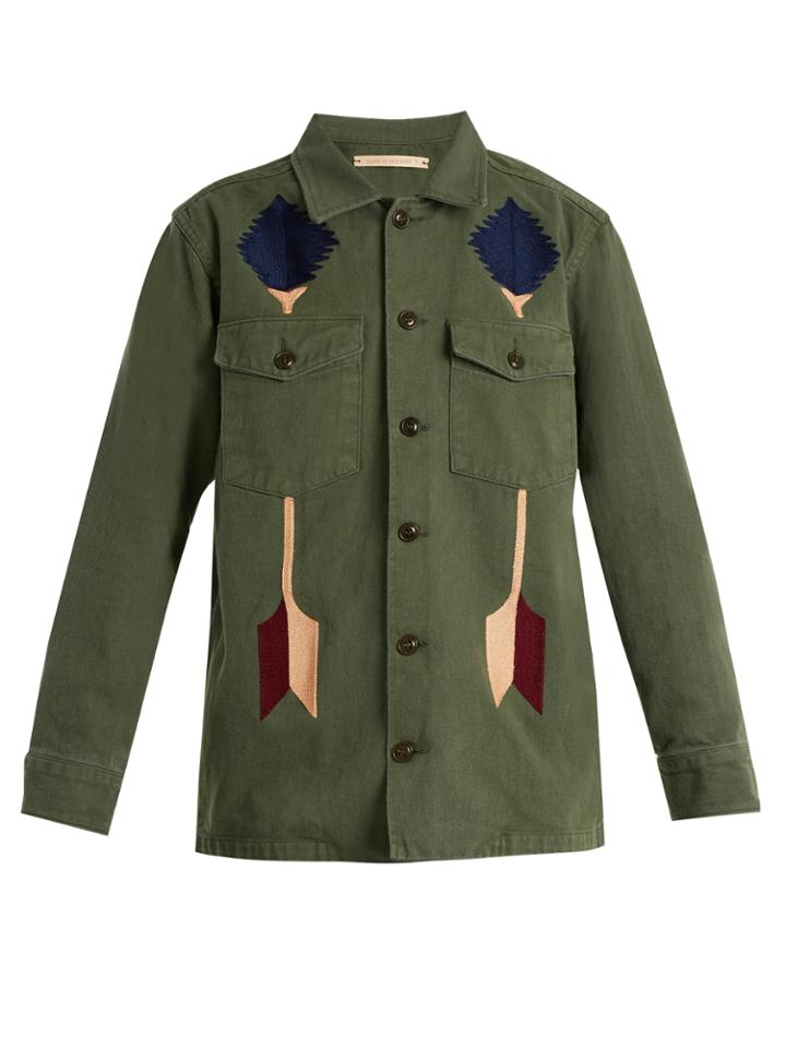 Bliss And Mischief Spirit Cloud Cotton-drill Jacket