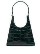 Matchesfashion.com Staud - Rey Crocodile-effect Leather Bag - Womens - Dark Green