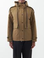 Moncler - Badete Hooded Technical-canvas Jacket - Womens - Khaki