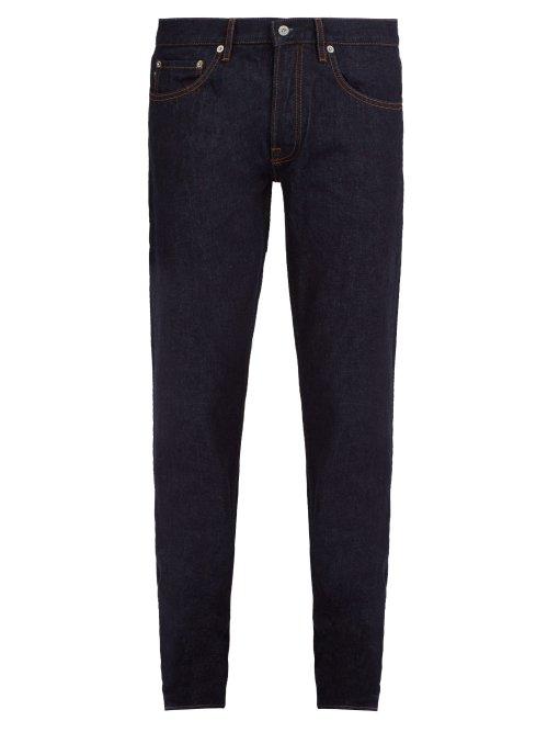 Matchesfashion.com Stone Island - Slim Leg Denim Jeans - Mens - Dark Blue