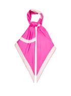 Matchesfashion.com Valentino Garavani - V-logo Silk-twill Scarf - Womens - Pink
