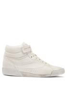 Matchesfashion.com Saint Laurent - Lenny High Top Leather Trainers - Womens - White