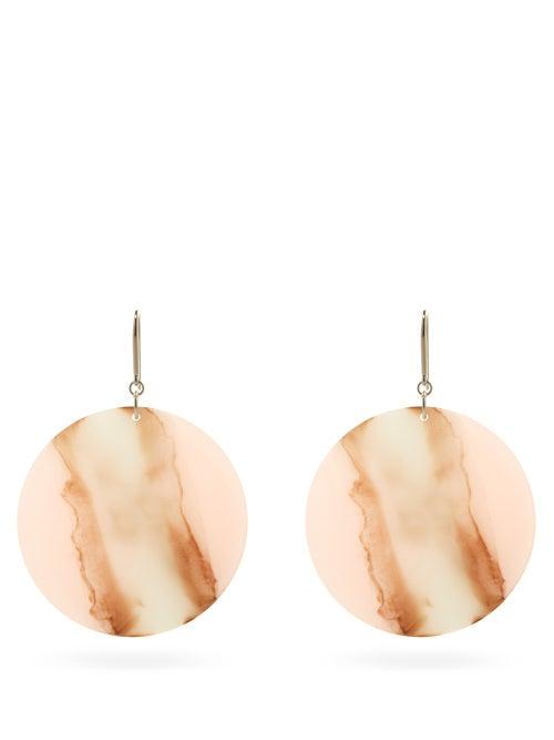 Ladies Jewellery Isabel Marant - Marbled Drop Earrings - Womens - Pink