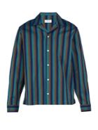 Saturdays Nyc Marco Frequency Striped Shirt