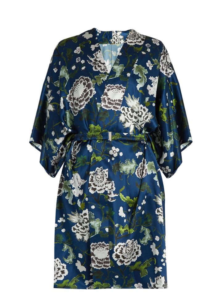 Adam Lippes Floral-print Kimono Jacket