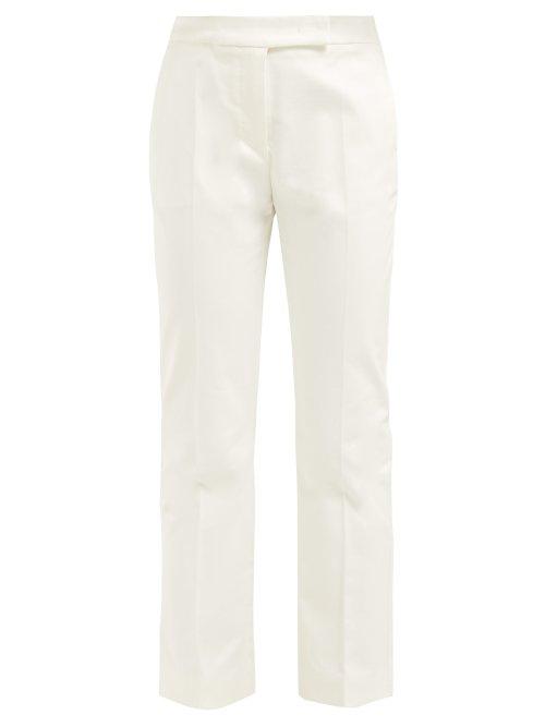 Matchesfashion.com Max Mara - Mascia Trousers - Womens - White