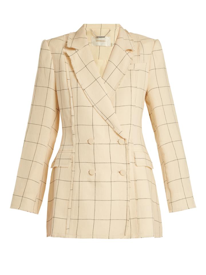 Zimmermann Stranded Threadbare Linen Jacket
