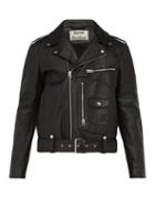 Matchesfashion.com Acne Studios - Leather Biker Jacket - Mens - Black