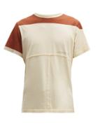 Matchesfashion.com Eckhaus Latta - Lapped Logo Print Cotton Jersey T Shirt - Mens - Brown White