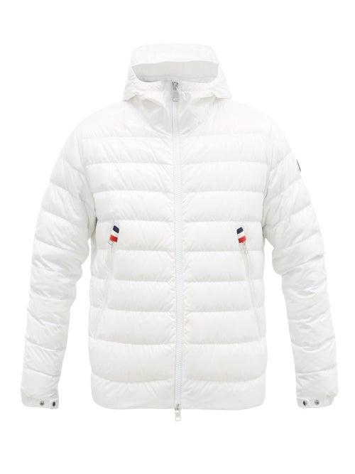 Matchesfashion.com Moncler - Blesle Hooded Quilted Down Jacket - Mens - White