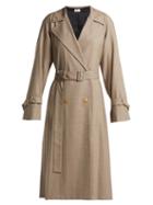 Matchesfashion.com The Row - Nueta Wool Trench Coat - Womens - Grey Multi