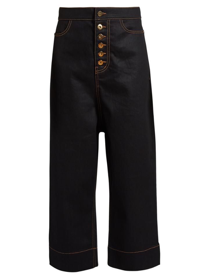 Ellery Maggier High-rise Wide-leg Cropped Jeans