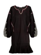 Matchesfashion.com Mes Demoiselles - Lords Of Underground Cotton Dress - Womens - Black