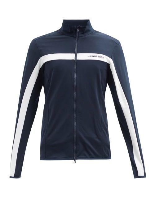 Matchesfashion.com J.lindeberg - Jarvis Zipped Mid-layer Jacket - Mens - Navy