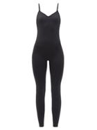 Matchesfashion.com Prism - Balanced Jersey Jumpsuit - Womens - Black