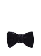 Matchesfashion.com Paul Smith - Silk-velvet Bow Tie - Mens - Navy