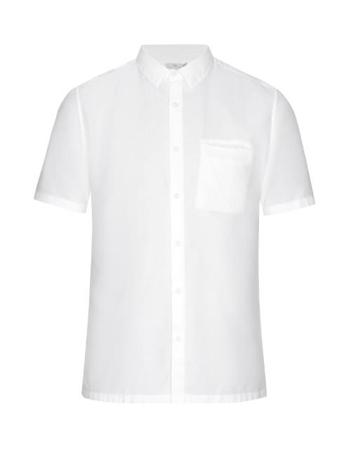 Sunspel Short-sleeved Cotton Shirt