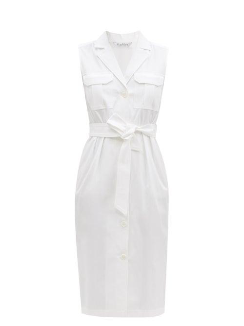 Matchesfashion.com Max Mara - Elica Dress - Womens - White