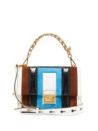 Matchesfashion.com Fendi - Kan U Medium Leather And Suede Cross Body Bag - Womens - Multi