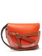 Matchesfashion.com Loewe - Gate Small Grained Leather Cross Body Bag - Womens - Orange Multi