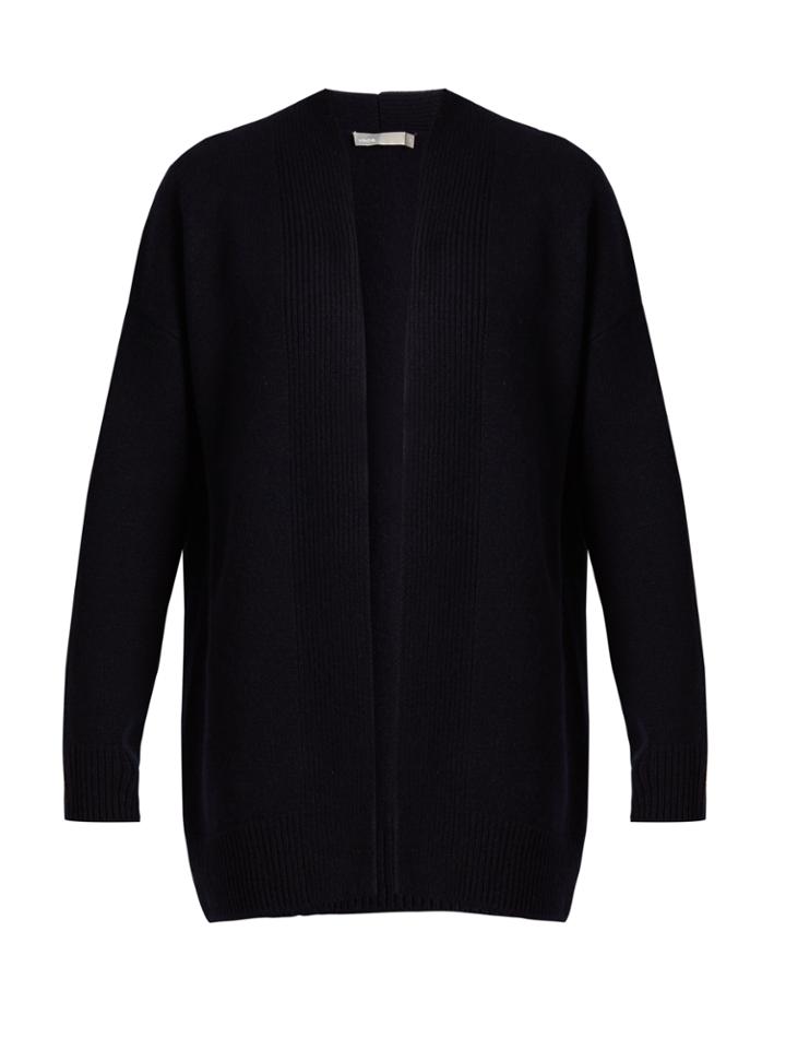 Vince Open-front Cashmere Knit Cardigan