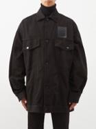 Raf Simons - Logo-patch Denim Jacket - Mens - Black