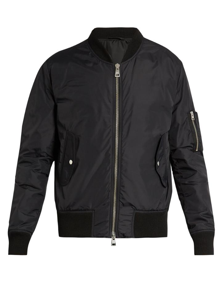 Ami Zip-through Technical Bomber Jacket