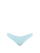 Matchesfashion.com Melissa Odabash - Vienna Celeste Ribbed Bikini Briefs - Womens - Light Blue