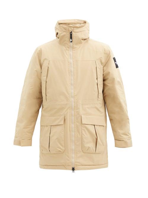 Matchesfashion.com The North Face - Storm Peak Logo-patch Padded-shell Hooded Parka - Mens - Cream
