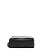 Matchesfashion.com Ermenegildo Zegna - Woven Leather Wash Bag - Mens - Black