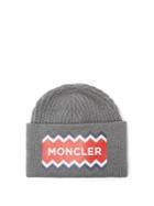 Moncler Wool Logo-print Beanie Hat
