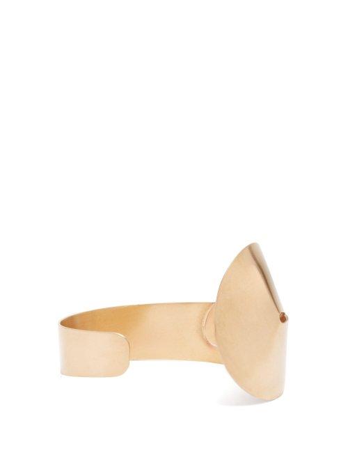 Matchesfashion.com Fay Andrada - Liike Curved Brass Cuff - Womens - Gold