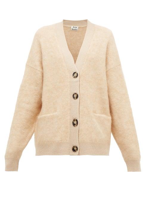 Matchesfashion.com Acne Studios - Rives Buttoned Cardigan - Womens - Beige