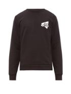 Matchesfashion.com A.p.c. - Logo Print Cotton Sweatshirt - Mens - Black