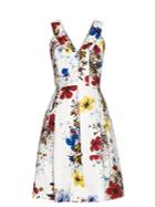 Erdem Carmel Flora-print Cotton-canvas Dress