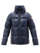 Canada Goose - Crofton Quilted Down Coat - Mens - Navy