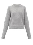 Matchesfashion.com Proenza Schouler White Label - Ribbed Wool Sweater - Womens - Grey