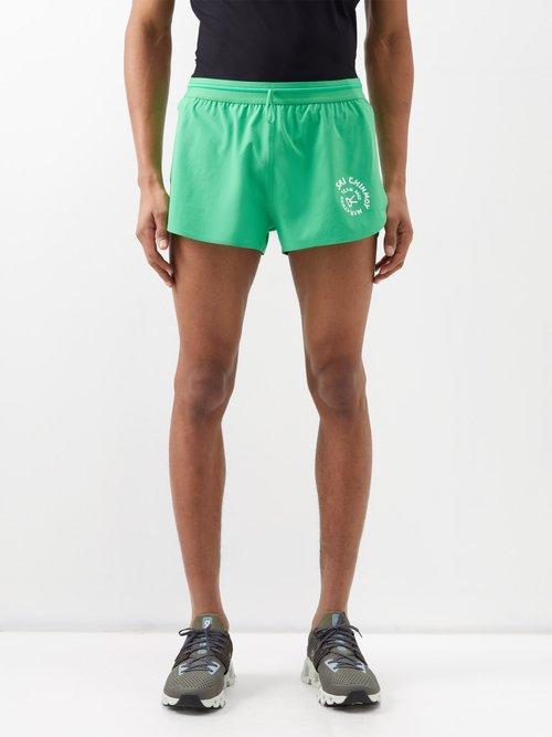 District Vision - Sri Chinmoy Mula 2 Running Shorts - Mens - Green